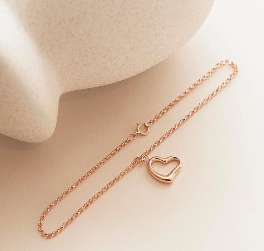 Bracciali & Braccialetti: Damen Herz Armband 9k Gold – Nuovo e nell'imballaggio originale da Hemmental venduto da BlingBling1 1