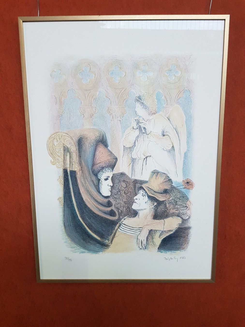 Grafica & Litografie: Orig. Lithografien Karneval Venedig 1983 – Usato da Münchenstein venduto da tsp01 3
