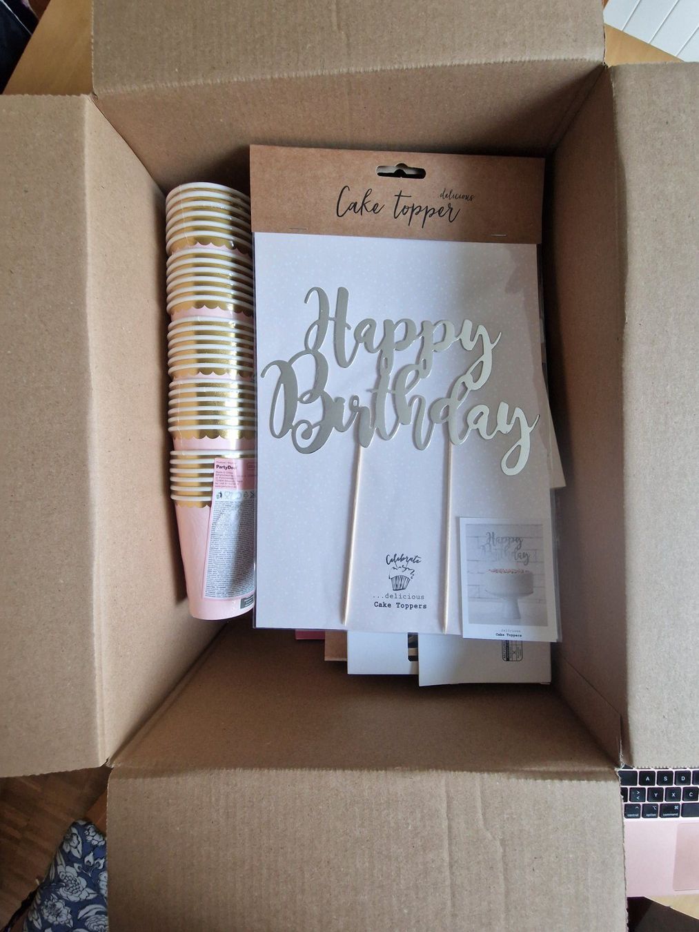 Geschirrsets: XXL Party Set Happy Birthday – Neu und originalverpackt aus Bern von happy-baking.ch 8