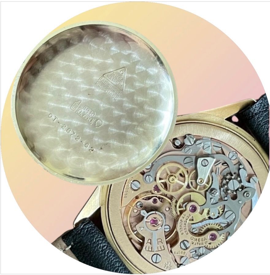 Omega Orologi: Omega Vintage Chronograph Gold – Usato da lyss venduto da Uhrenparadies 1