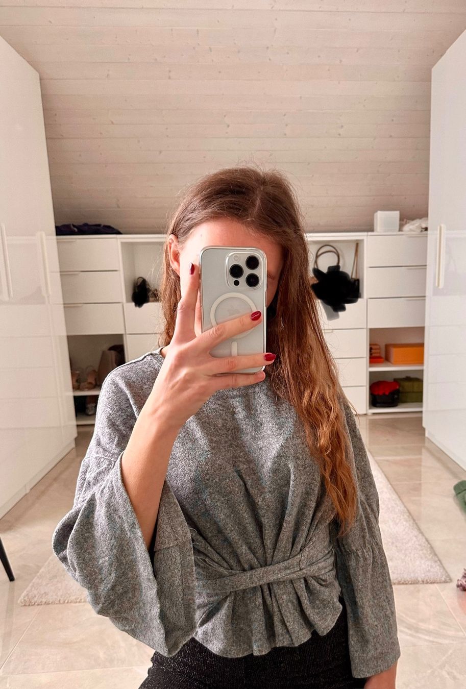 Bershka Maglioni & Felpe: Bershka Strickpullover, grau, neuwertig, Gr. S, Herbst – Usato da Merenschwand venduto da R-R-R