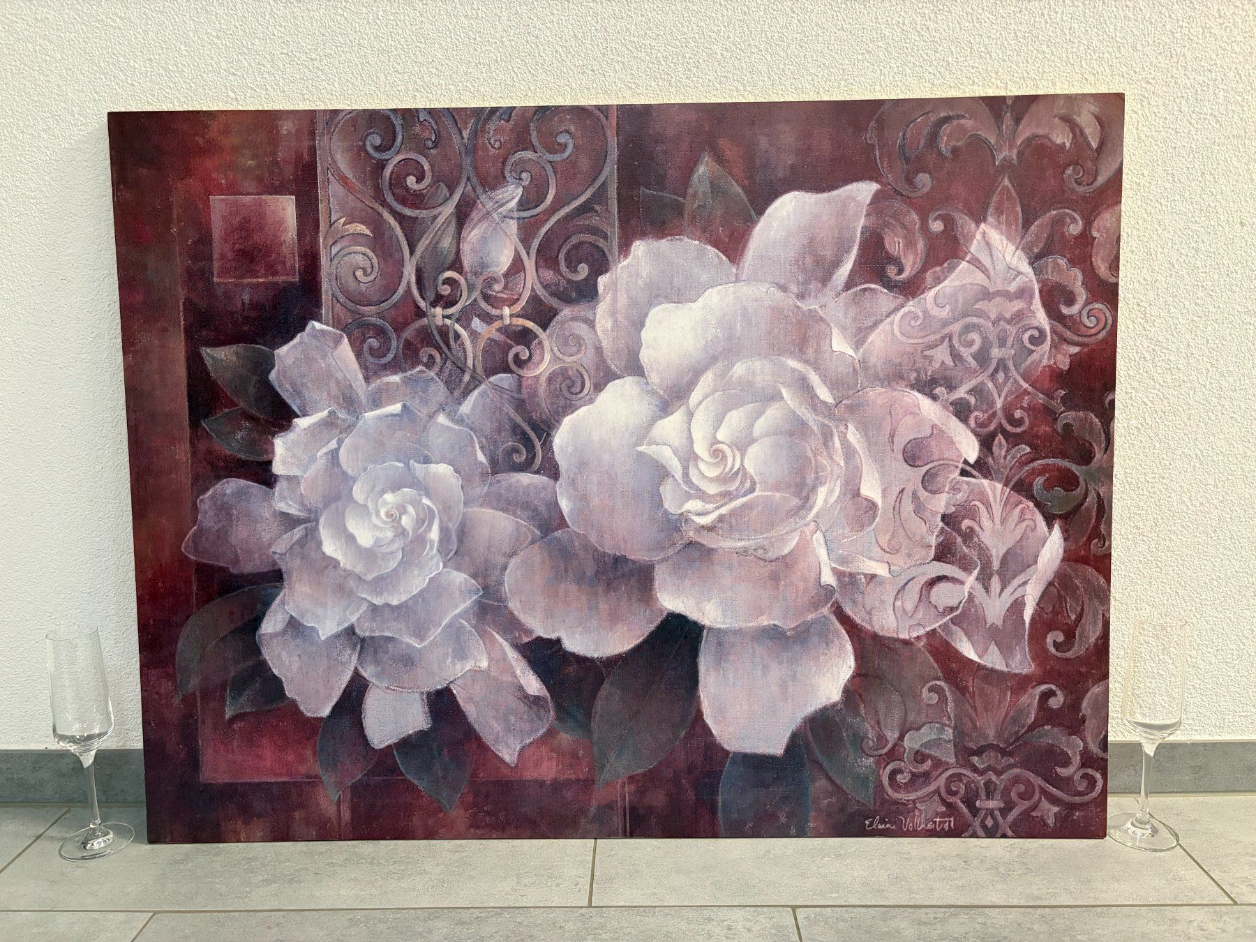 Dipinti: 100 cm breit x 75 cm hoch/Kunstdruck Blumen – Usato da Ottenbach venduto da TimelessEmotions.