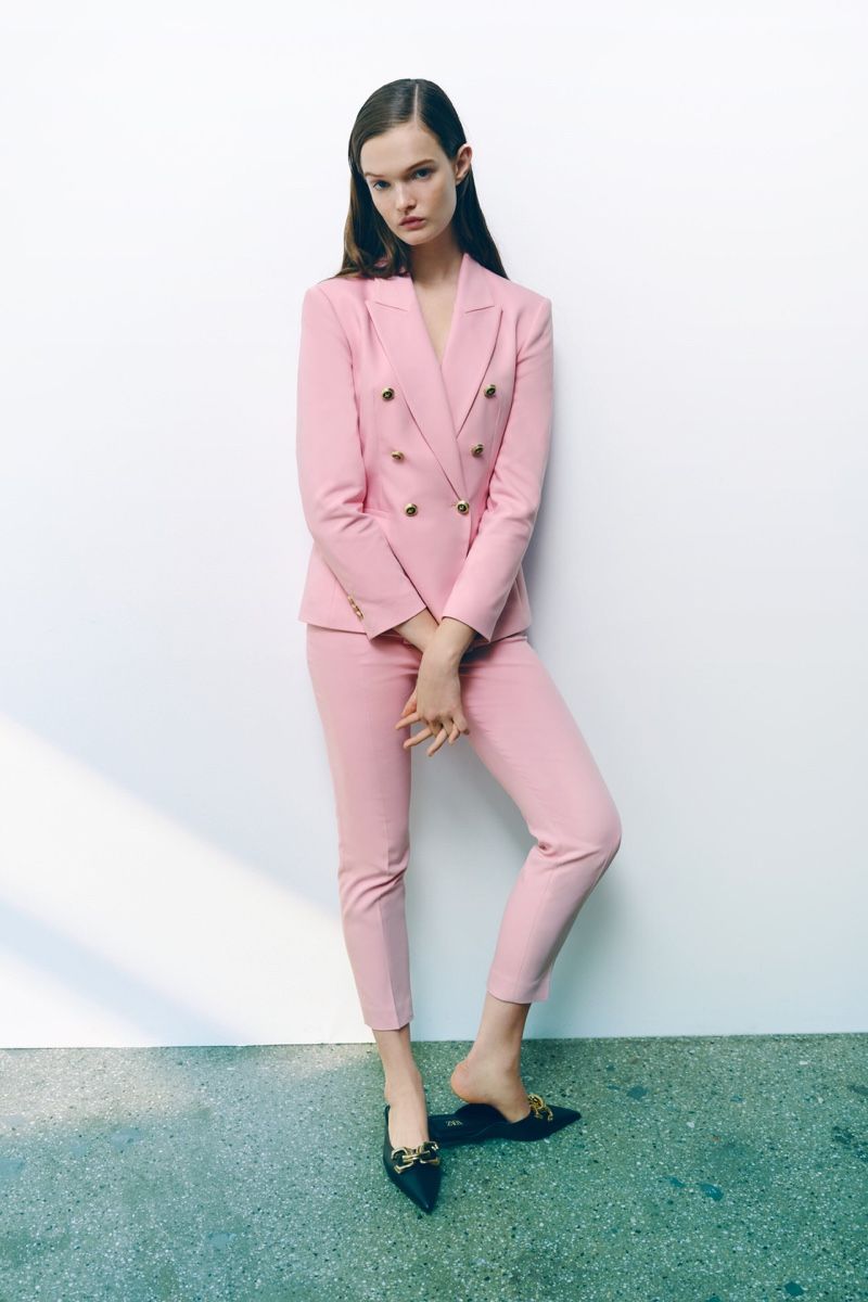 Zara Pantaloni: Zara Stoffhose rosa (S) – Nuovo (secondo la descrizione) da Triesen venduto da antonellaaa_ 3