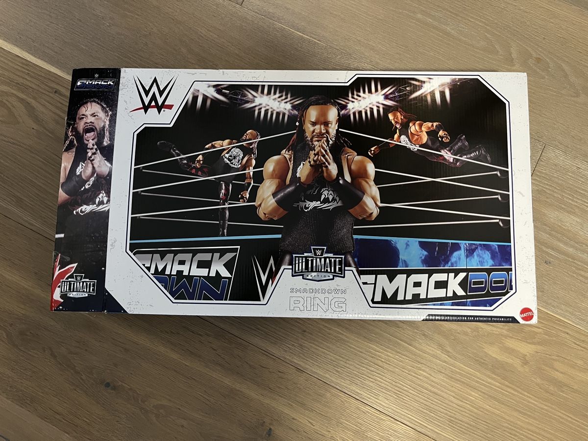 Giocattoli: WWE SMACKDOWN  RING  With JACOB FATU ULTIMATE  FIGURE Mattel – Nuovo (secondo la descrizione) da Jonen venduto da Ufo_361