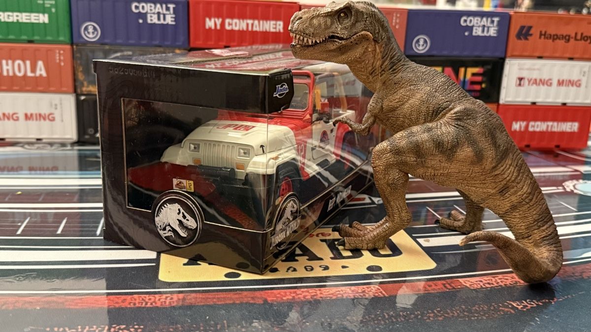 Jada Toys Modellini d'auto: Jeep Wrangler Jurassic World 1:24 – Nuovo e nell'imballaggio originale da Basel venduto da Zomeg 5