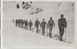 Militär Skipatrouille, Echtfoto