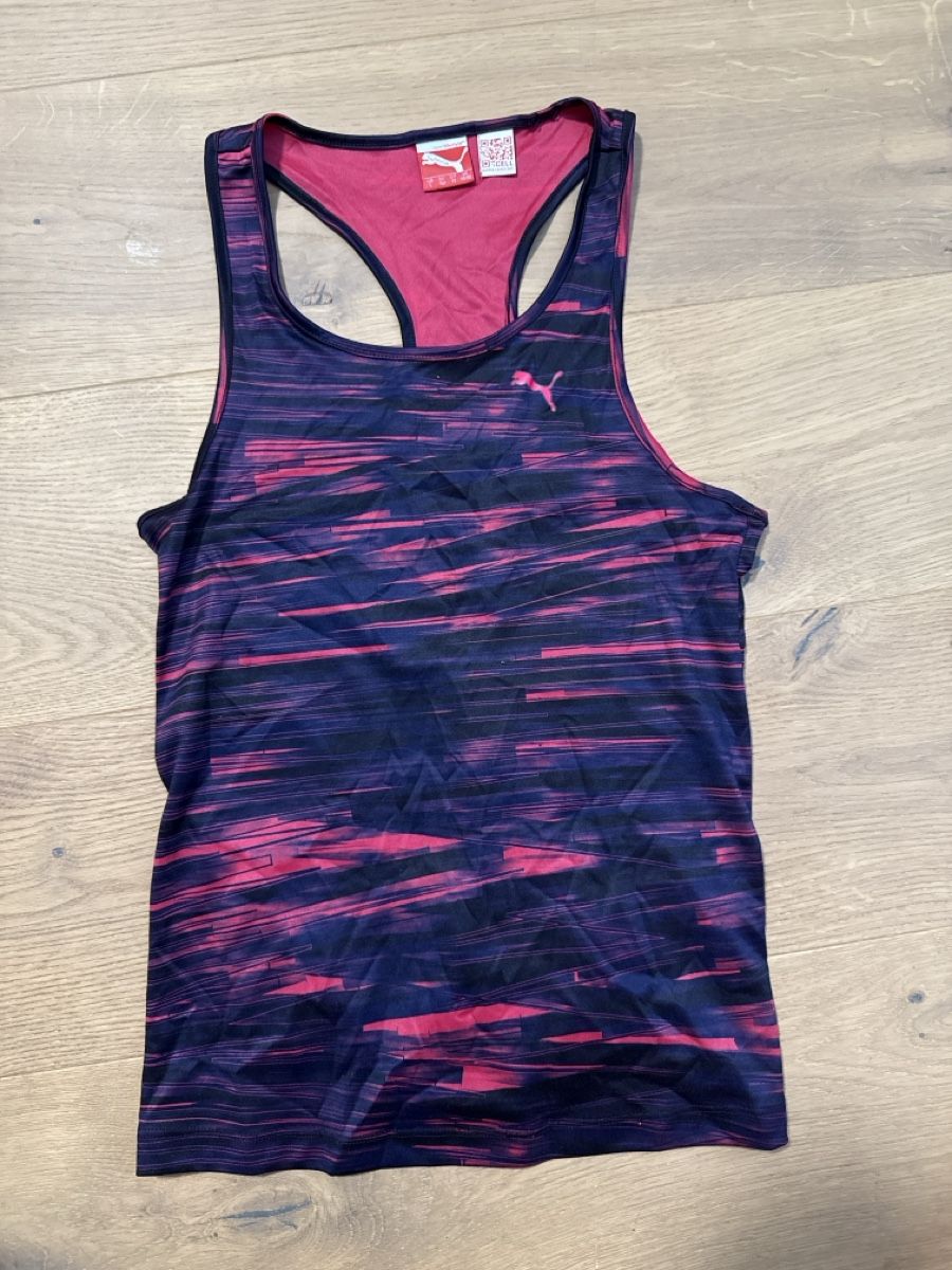 Puma Camicette, T-shirt & Top: Puma Top Damen Pink/Blau  – Usato da Schiers venduto da lyn_w7pp