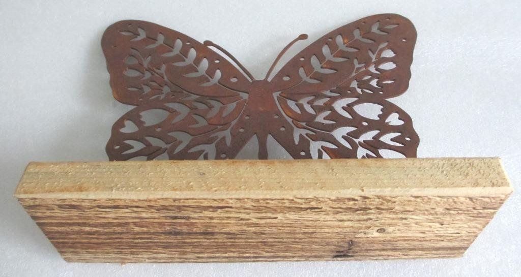 Tutte le decorazioni: DEKO, Schmetterling Rostoptik, NEU – Nuovo (secondo la descrizione) da Ostermundigen venduto da Schnubi86 3