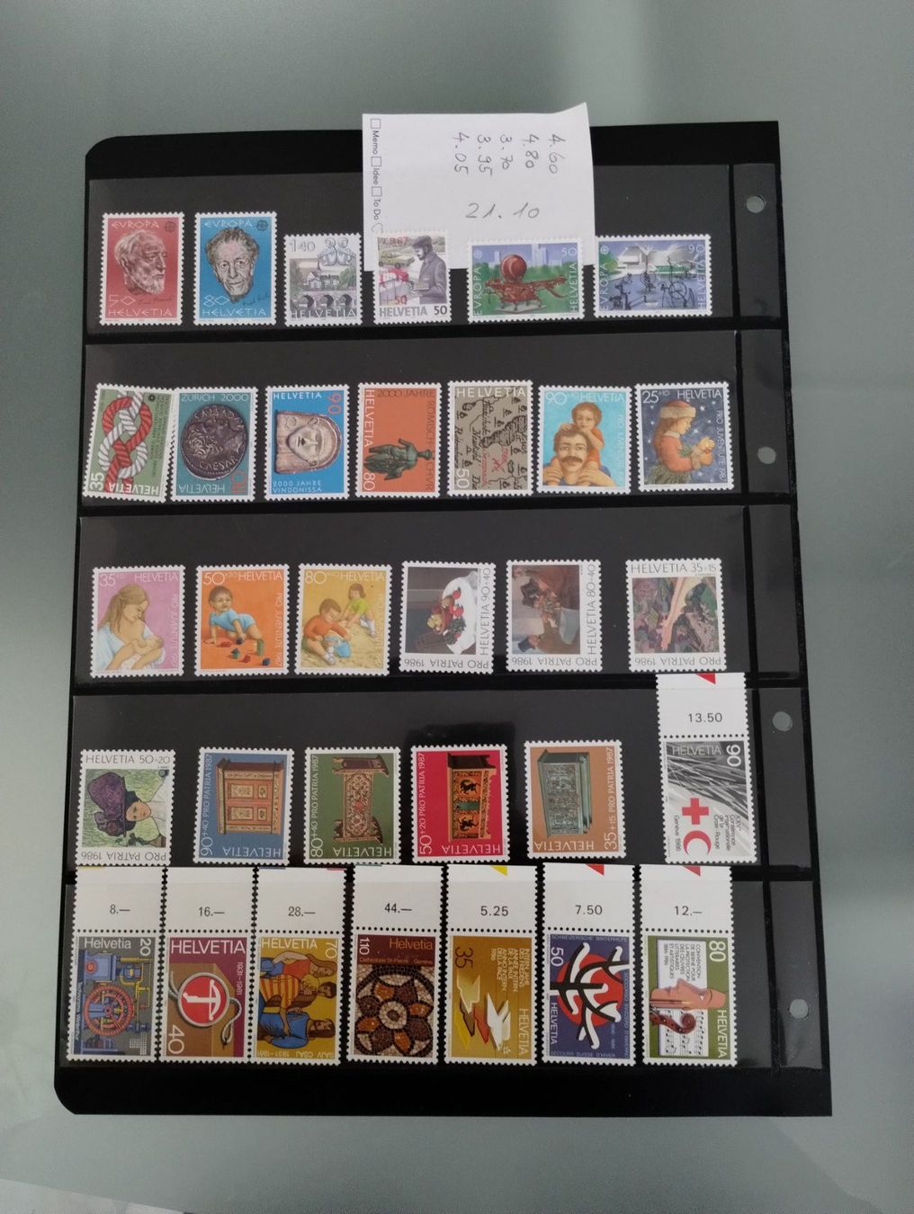 Alle Briefmarken: Frankaturware Fr.90.-- – Neu und originalverpackt aus Spiez von cemikaphi 1