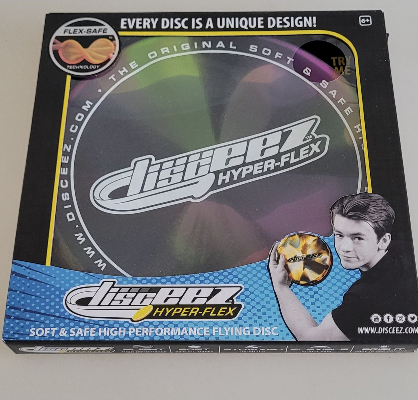 Giochi: Disceez Hyper-Flex  Wurfscheibe – Nuovo e nell'imballaggio originale da Oberuzwil venduto da aseinkaufswelt