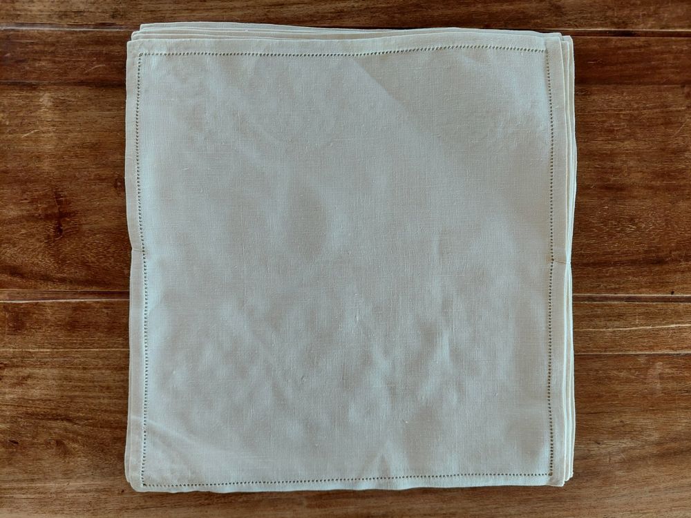 Linge de lit: TEE-SET | Leinen und Spitzen (1 Tischdecke + 6 Servietten) – Neuf avec emballage d'origine à Castel San Pietro par nicolascattaneo 5
