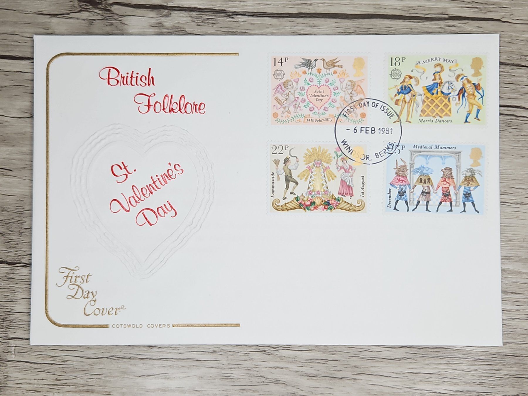 Alle Briefmarken: CL05 Enveloppe + Timbre England 1981 – Gebraucht aus Cousset von Patrick_Collections