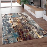 Gross! 200x290 cm Teppich Holz Optik Wohnzimmer NEU