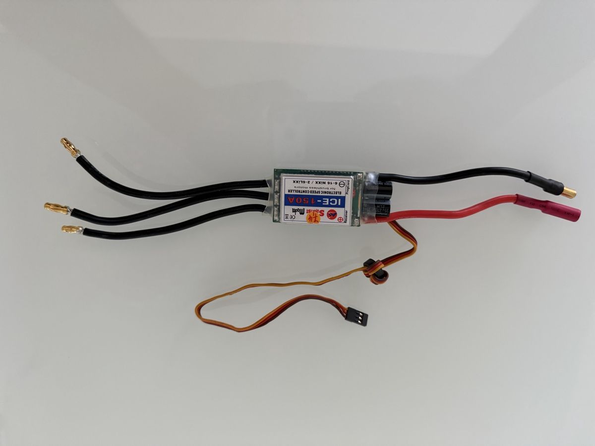 Unità & Adattatore: ESC Sunrise Model ICE 150A + Prog Card II – Usato da Sementina venduto da Delbi