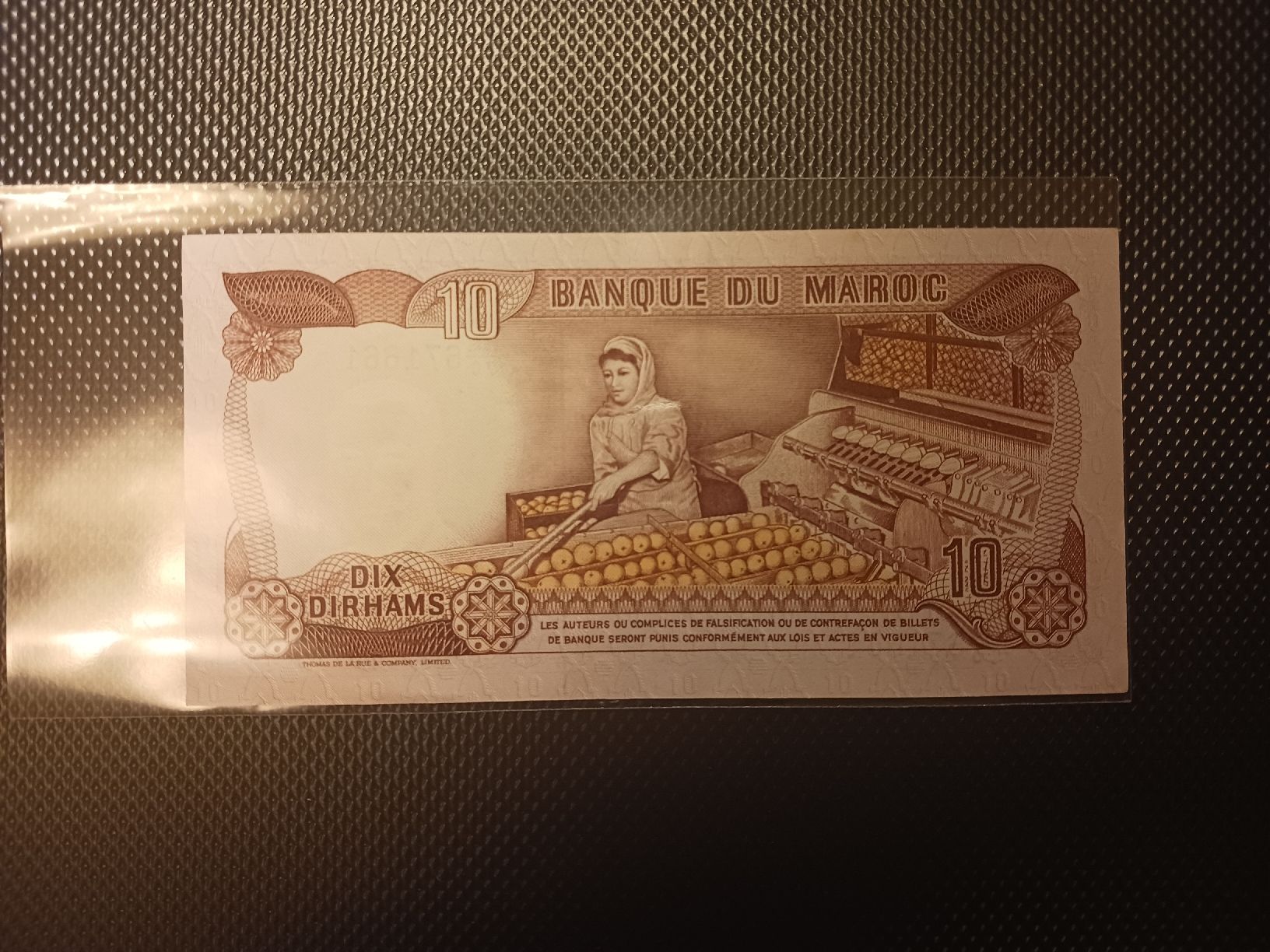 Banconote: Marokko 10 Dirham Geldschein. – Usato da Geroldswil venduto da Antica01 1
