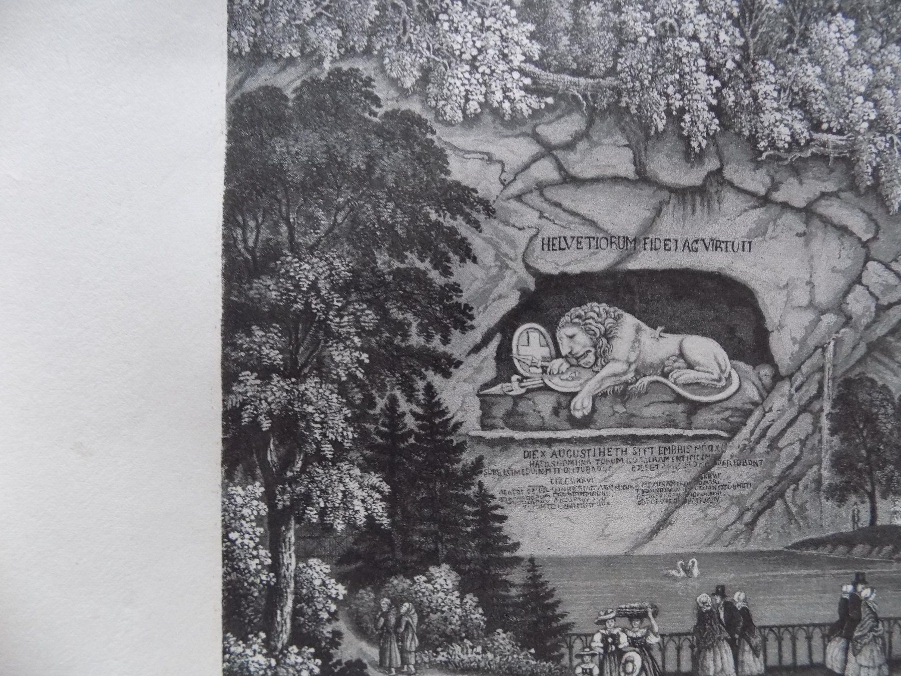 Gravures: Luzern Löwendenkmal – D'occasion à Risch par Rischli15 7