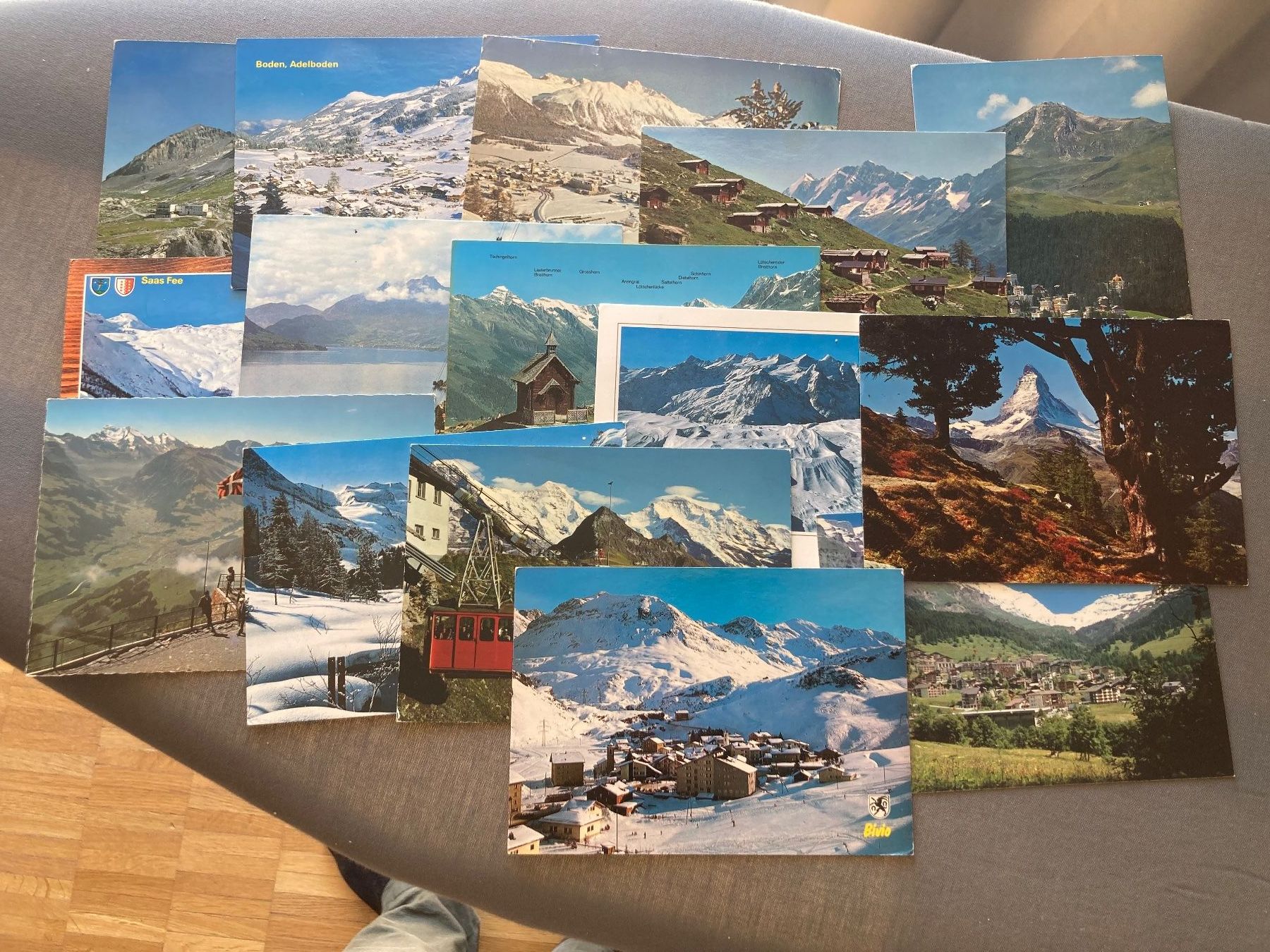Ansichtskarten: Konvolut Ansichtskarten Schweiz Alpen gebraucht – Gebraucht aus Zürich von mik_h9ty