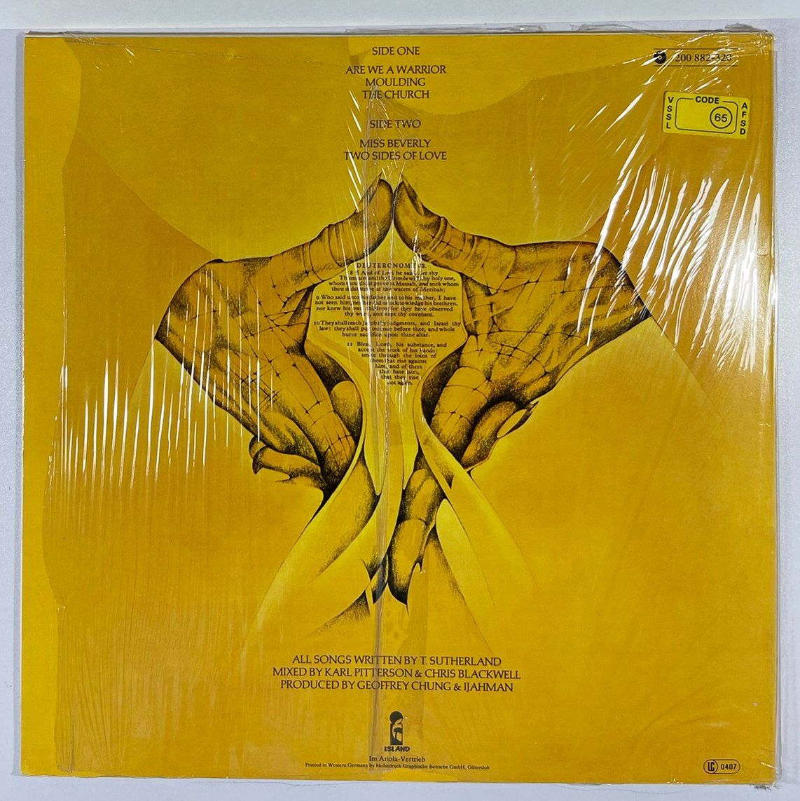Schallplatten: LP: IJAHMAN - Are We A Warrior – Neu (gemäss Beschreibung) aus Frenkendorf von Yard-Sale-2000 1