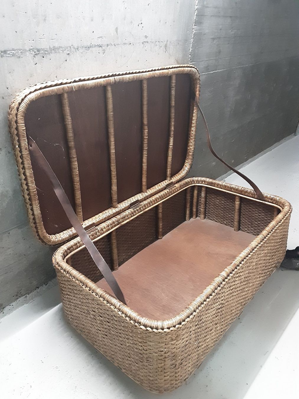 Cassapanche: Schöne Vintage Truhe aus Korb – Usato da Hinterkappelen venduto da fam_7c8v 2