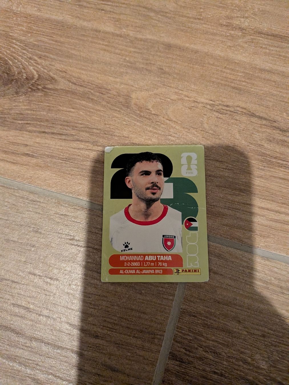 Panini Cartes à collectionner: Panini Bild JOR 12 – D'occasion à Eschenbach SG par SanFranciscoCalifornia