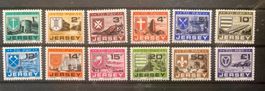Jersey 1978 Satz Nachporto-Marken postfrisch