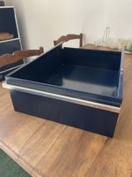 USM Schublade stahlblau