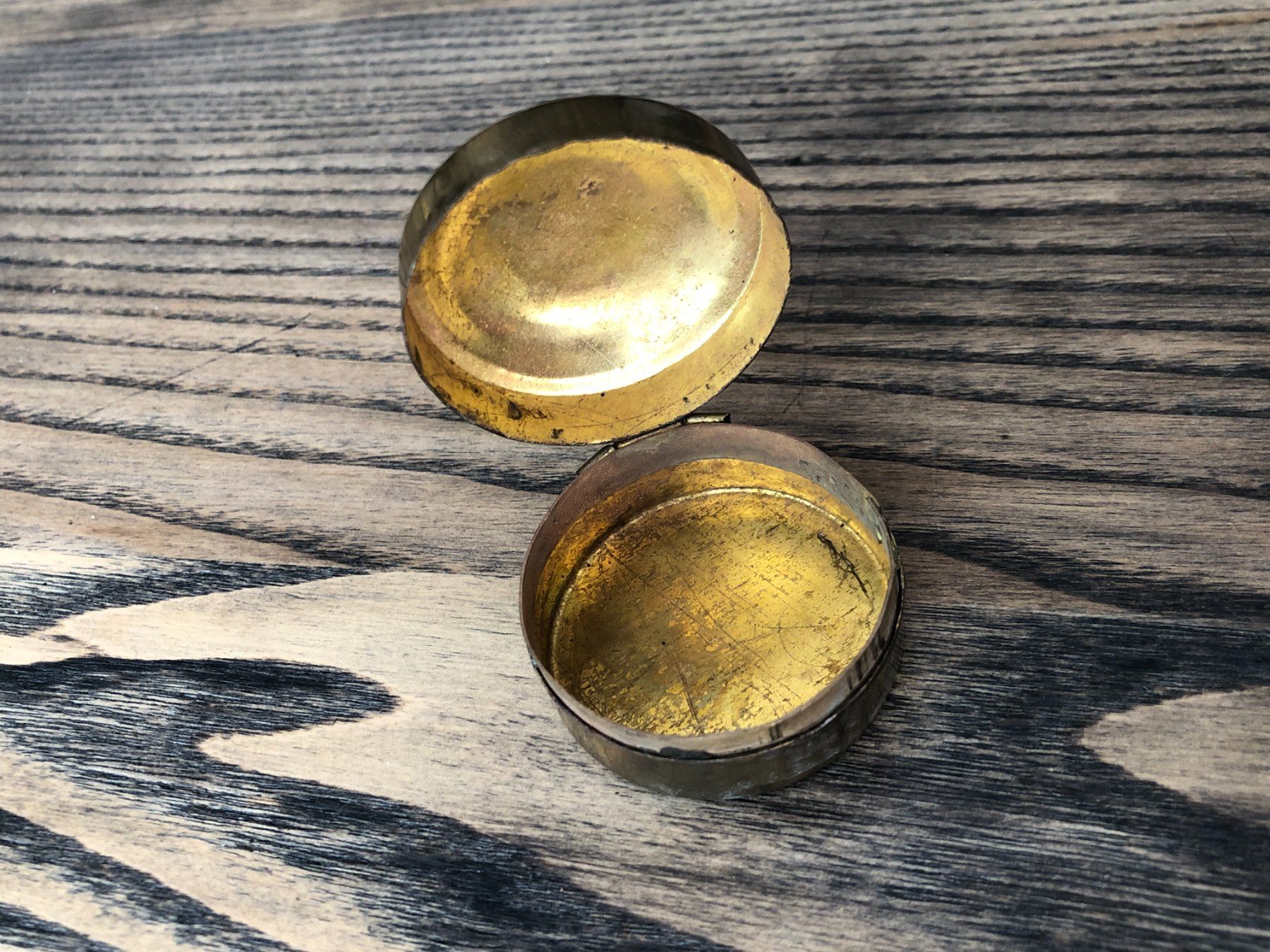 Sonstige Dekorationen & Accessoires: Vintage Messing Dose Dösli verm. handgefertig – Gebraucht aus Berg am Irchel von Zweiti_Chance