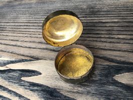 Vintage Messing Dose Dösli verm. handgefertig