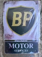 Bp service benzin Tankstelle werbung reklame