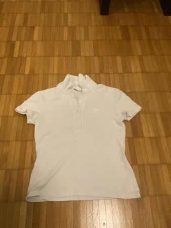 Weisses Lacoste Polo Shirt, Gr. 34, Slim Fit