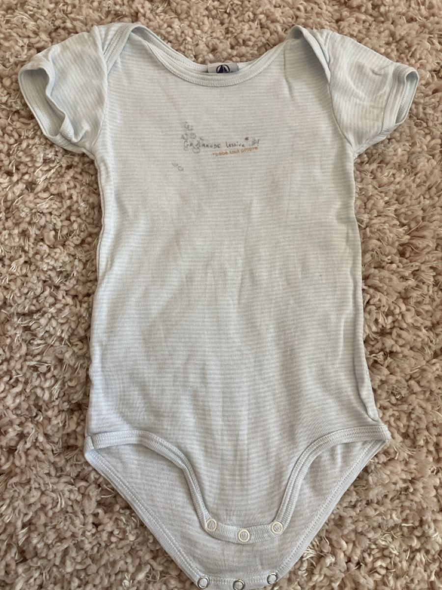 Petit Bateau Biancheria intima: Petit Bateau - Set 2 Bodys - 12M/74cm – Usato da Horw venduto da Edith1981 3