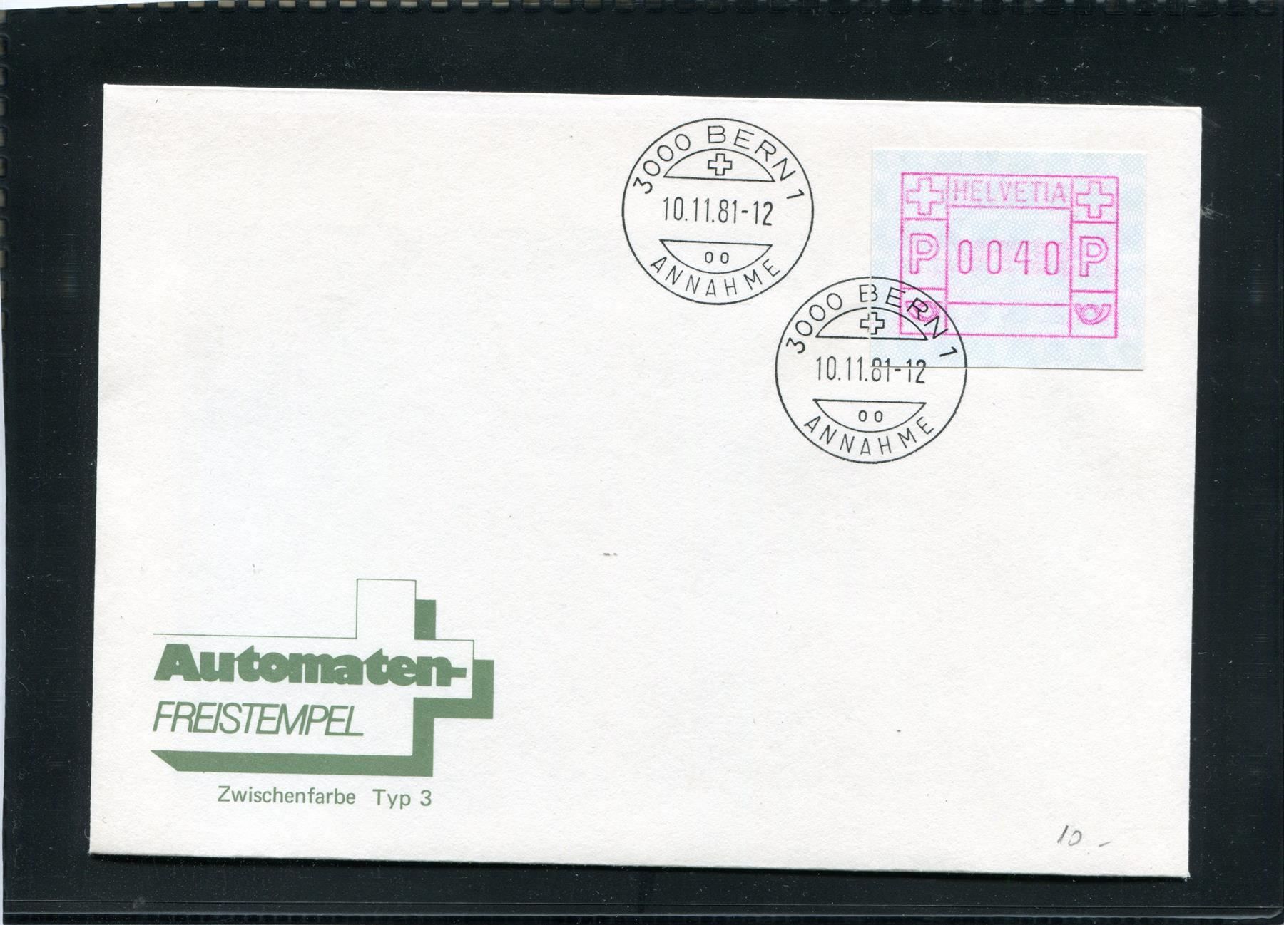 Tous les timbres: 1981 Automatenm. Brief  u. Marke – D'occasion à Winterthur par Kyoung