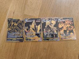 Eternatus V, Calyrex Vmax, Duraludon Vmax, Wulusau Vmax 