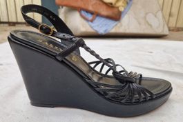 BALLY SANDALEN SCHUHE NEU GR.40 SCHWARZ