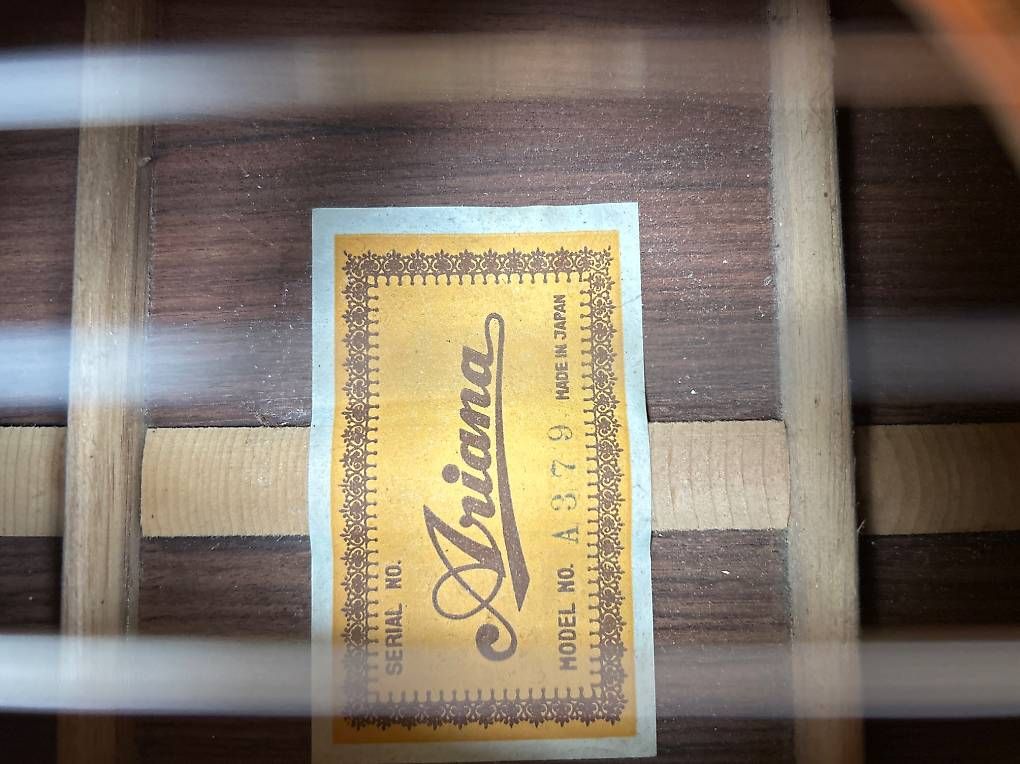 Strumenti musicali: Gitarre Ariana – Usato da Speicher venduto da Mugge3 1