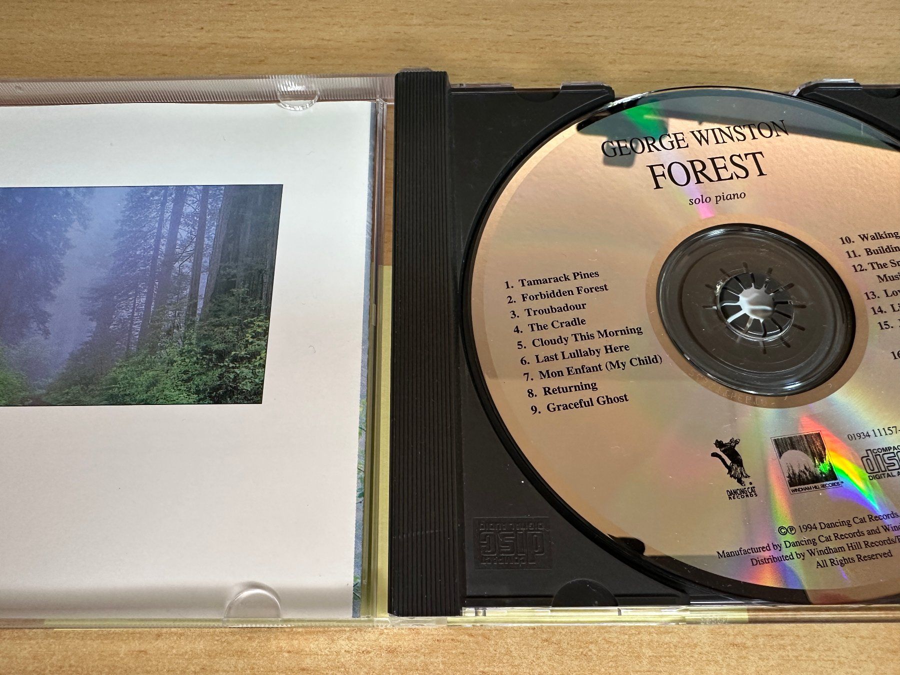 CD: L8 George Winston – Forest – Usato da Rikon im Tösstal venduto da Alpenmutz 2