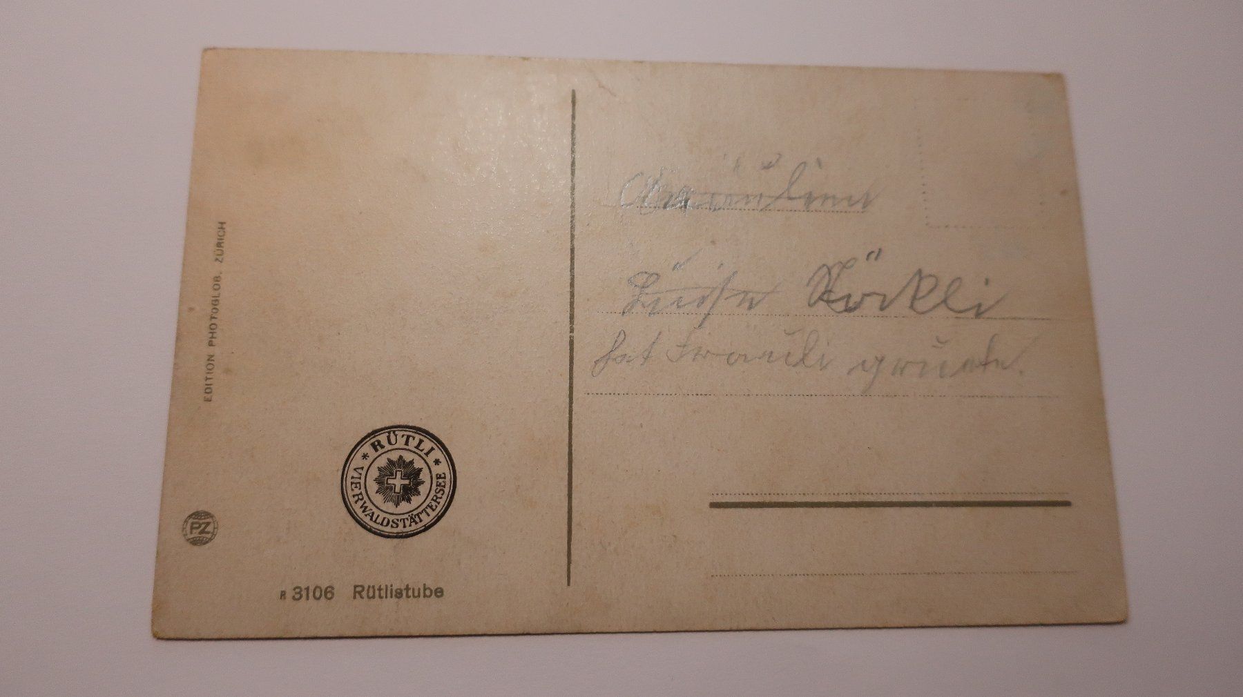 Cartoline postali: Rütlstube N°3106 – Usato da Cormoret venduto da Pascalll2001 4
