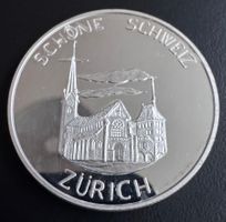 Silbermedaille Schöne Schweiz Zürich 925 1 Unze