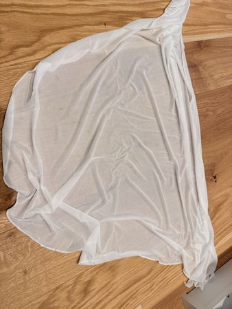 Weisses Sommer Pareo leicht transparent, one Size