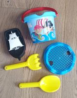 Sandspielzeug Set Piraten mit Schiff Schaufel Rechen Sieb...