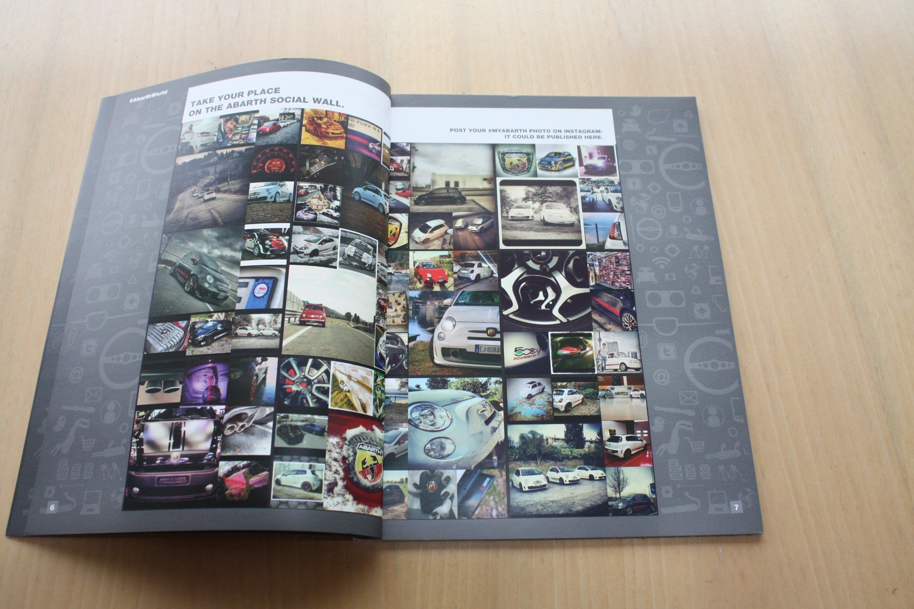 Fiat Documenti: Abarth Prospekt "ABARTH WORLD" 500/595/Comp/Punto 2013 – Usato da Wikon venduto da erwin400 1