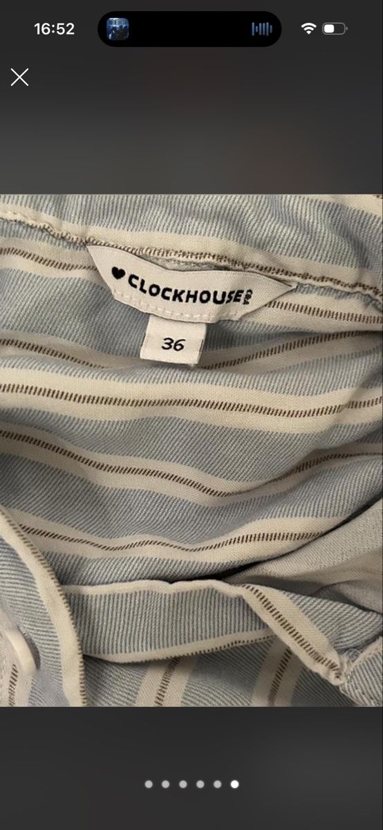 C&A Camicette: Clockhouse Hemd gestreift hellblau weiss Grösse 36 – Usato da Ebikon venduto da luu_2x95 1