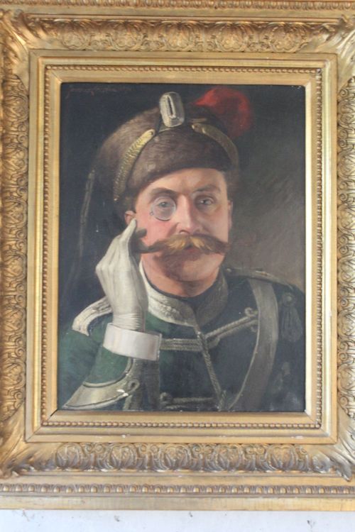 JAKOBUS LEISTEN (Germany 1844-1918) Preussischer Offizier 2