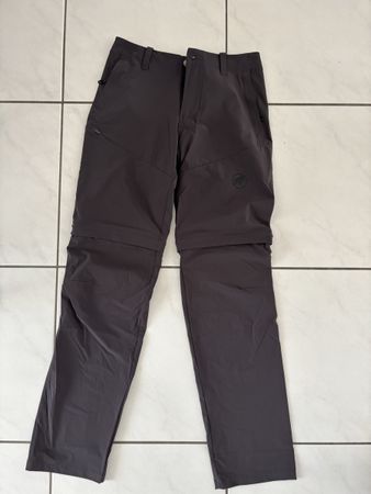 Wanderhose Mammut abzippbar grau Grösse 46 sehr gut