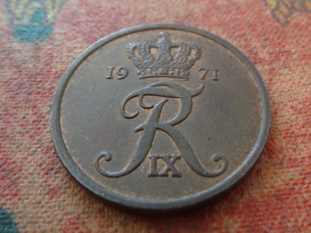 Toutes les monnaies: DANEMARK  5  Ore  1971 – D'occasion à Romanel-sur-Lausanne par Swift13