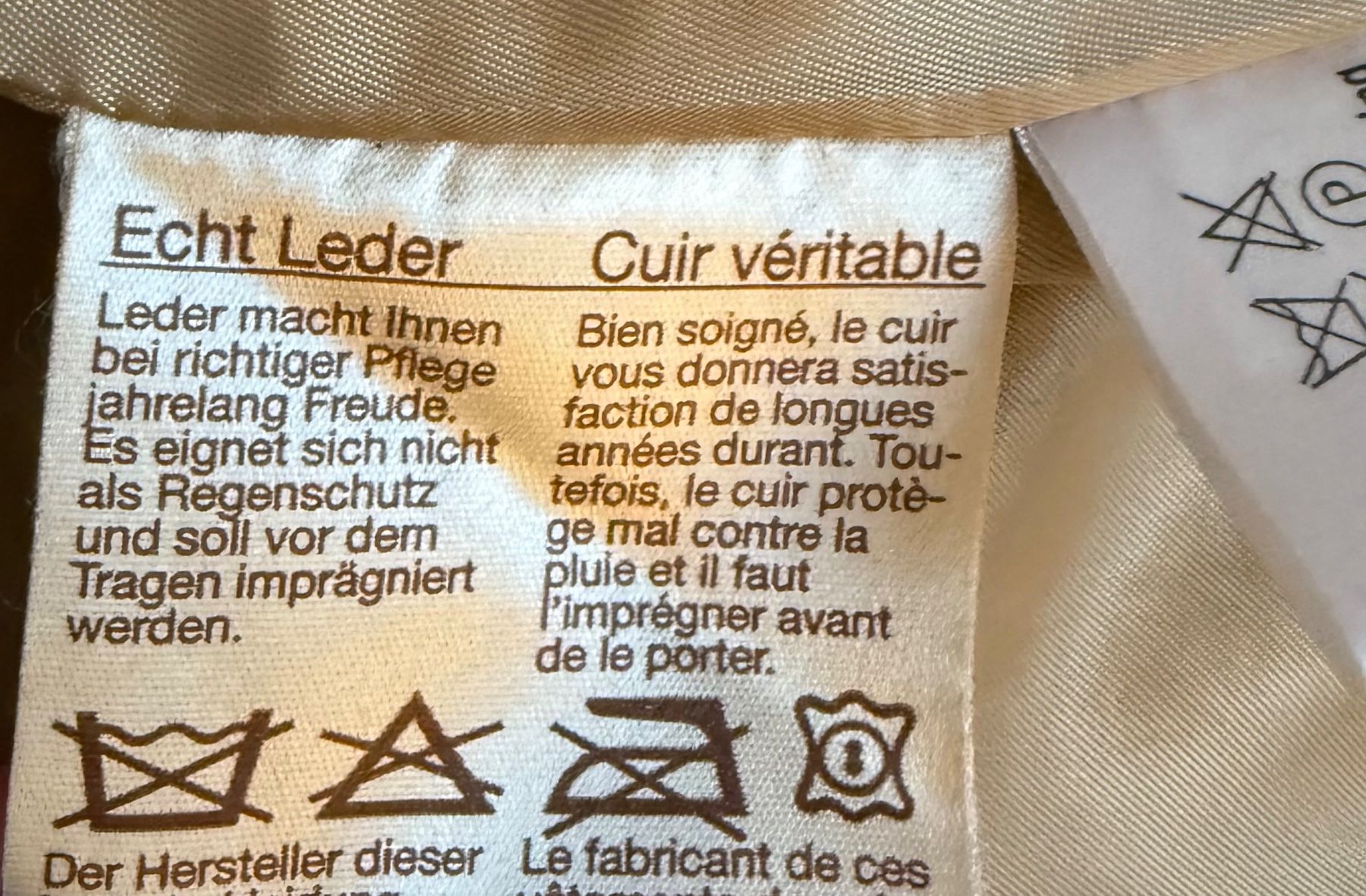 Cappotti: Vintage Wildledermantel hellbeige – Usato da Luzern venduto da Mamutpe 4