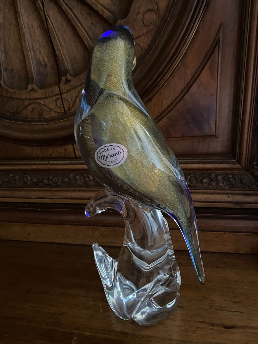 Murano Statuette: Schöner Vogel Murano – Usato da Flawil venduto da Naphtali 3
