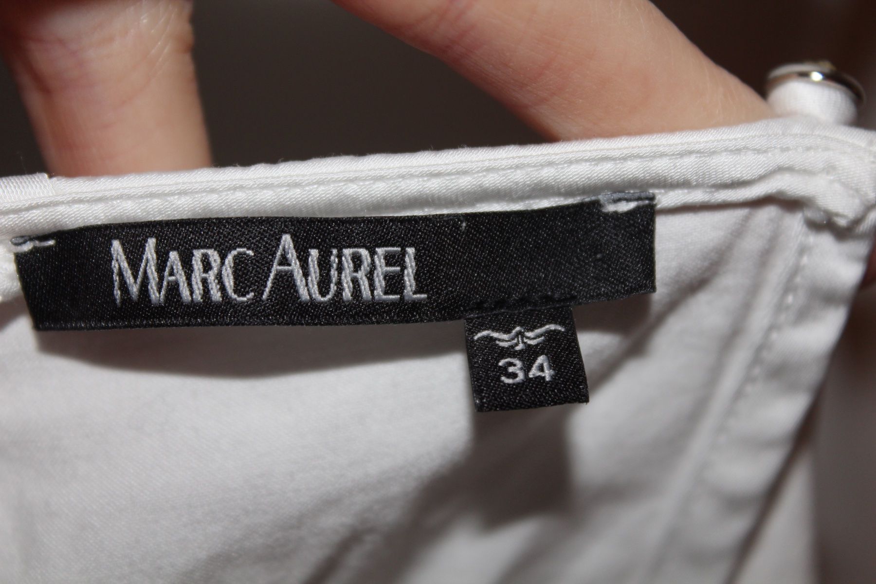 Camicette: Marc Aurel Bluse Weiss. Gr.34 – Usato da zürich venduto da kira.jj 4