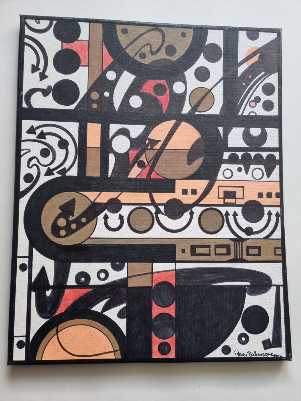 Dipinti: EDAR BALTENSPERGER ORIGINAL ACRYL SINIERT AUF LEINWAND – Usato da Gersau venduto da grafik-kunst 1