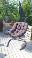 Garten-Hängesessel mit Sitzkissen